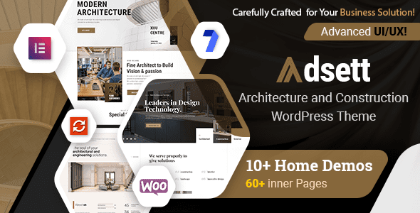 Adsett v1.0.6 – 建筑类 WordPress 主题下载
