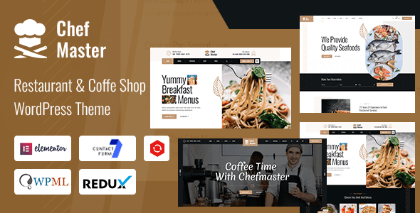 Chefmaster v1.0.1 – 餐厅 WordPress 主题下载