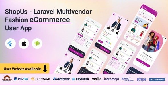 ShopUs v2.0.0 Laravel 多供应商时尚电子商务网站源码下载