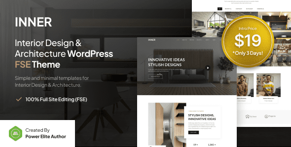 Inner v1.0.0 – 室内设计与建筑 WordPress 主题下载