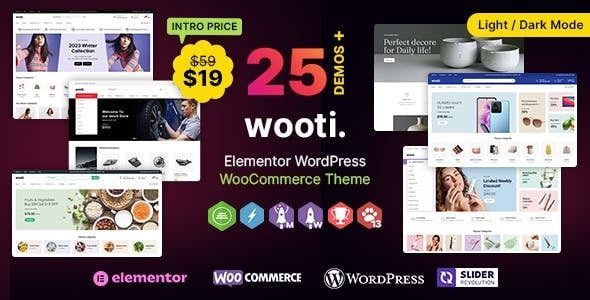 Wooti WP v1.2.0 多功能 WordPress WooCommerce 主题下载