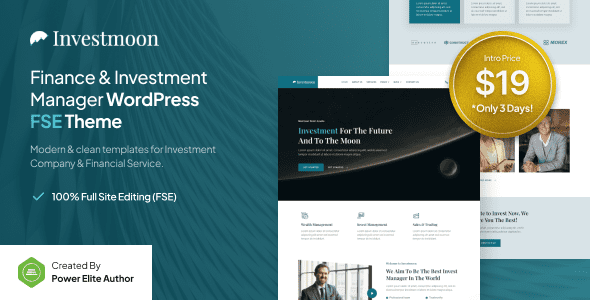 Investmoon v1.0.0 – 金融与投资管理 FSE WordPress 主题下载