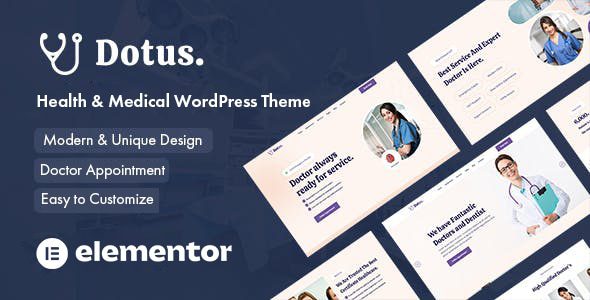 Dotus v1.0.1 – 健康与医疗 WordPress 主题下载