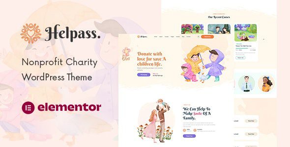 Helpass v1.0.1 – 慈善 WordPress 主题下载