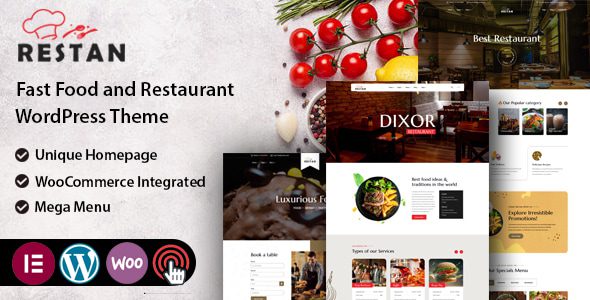 Restan v1.1 – 餐厅 WordPress 主题下载