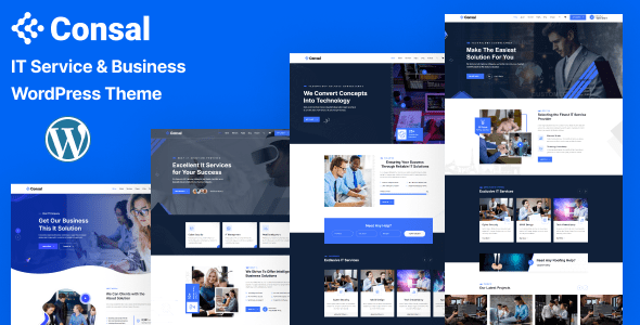 Consal v2.0.0 – 商业代理和 IT 服务 WordPress 主题下载