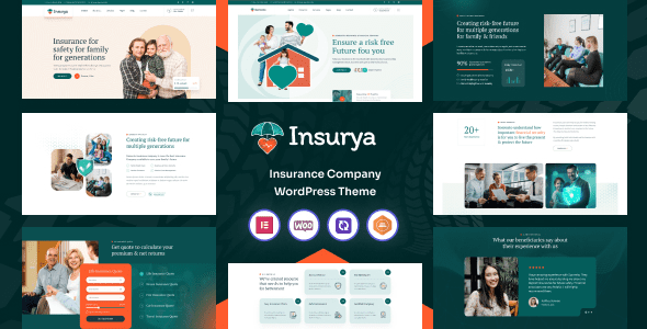 Insurya v1.0.0 – 保险 WordPress 主题下载