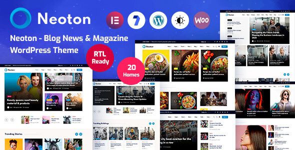 Neoton v4.1.1 – 新闻杂志 WordPress 主题下载