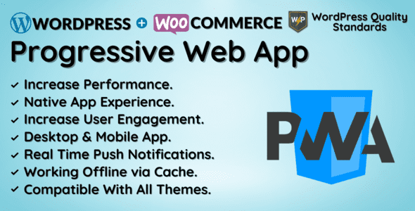 Progressive Web App (PWA) & Push Notifications for WordPress & WooCommerce v1.4.0 适用于 WordPress 和 WooCommerce 的渐进式 Web 应用程序 (PWA) 和推送通知插件下载