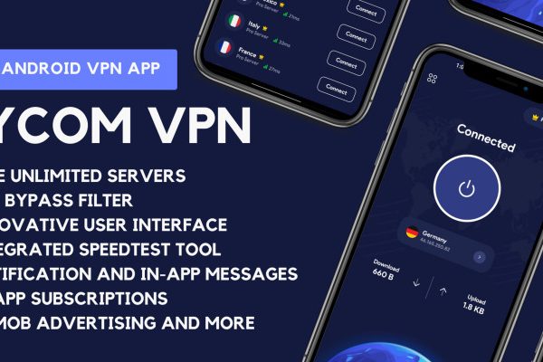 Bycom VPN v2.5 – 安全且私密的 Android VPN app源码下载