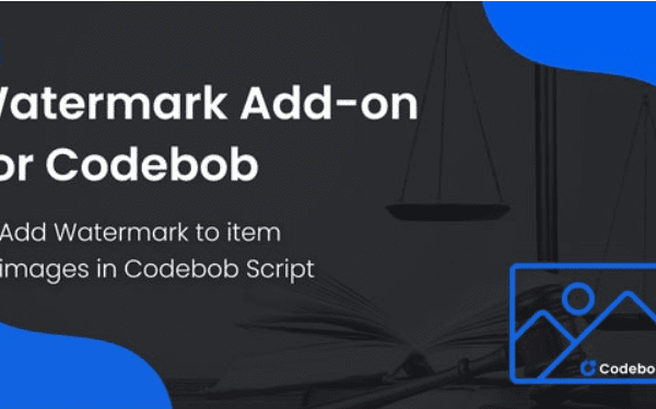 Watermark Add-on For Codebob v1.0 源码下载
