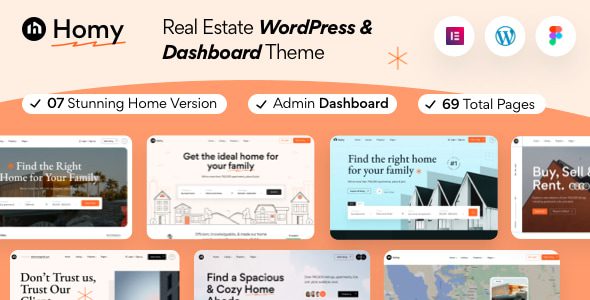 Homy v1.1 – 房地产 WordPress 主题下载