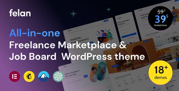 Felan v1.1.8 – 自由职业者市场和招聘公告板 WordPress 主题下载