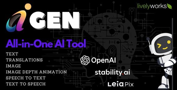 AiGen v1.1.5 – 一体化ai人工智能生成工具PHP源码下载