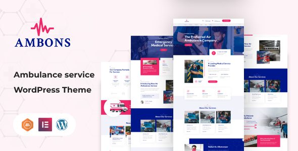 Ambons v1.5 – 救护车服务 WordPress 主题下载