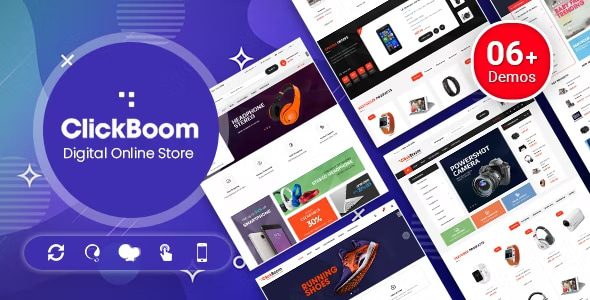 ClickBoom v1.6.21 – 数字商店 WooCommerce WordPress 主题下载