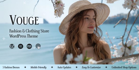 Vouge v1.0.6 – 时尚服装 WordPress 主题下载