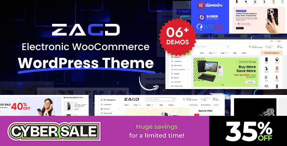 Zagg v1.3.1 – 电子与配件 WooCommerce WordPress 主题下载