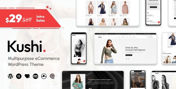 Kushi v1.0.2 – 多用途 WooCommerce 主题下载