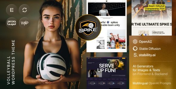 Spike v1.0 – 排球 WordPress 主题下载