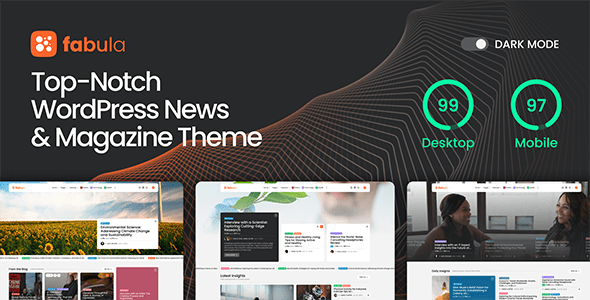 Fabula v1.3 – 新闻和杂志 WordPress 主题下载