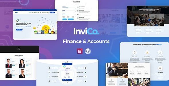 Invico v2.6 WordPress 咨询业务主题下载