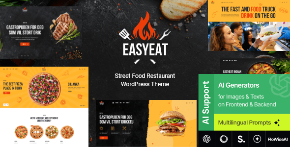 EasyEat v1.6.0 – 街头小吃餐厅 WordPress 主题下载