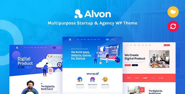 Alvon v2.0.2 – 多用途创业与代理机构 WordPress 主题下载