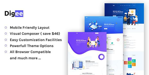 Digee v2.0.5 – 数字营销机构 WordPress 主题下载