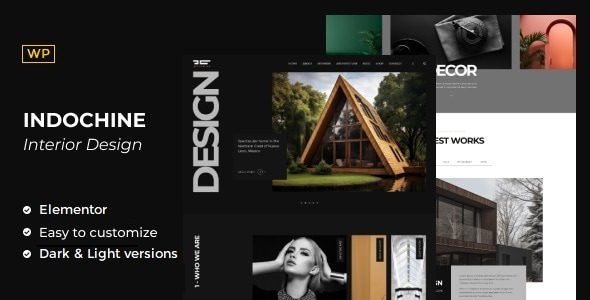 Indochine v1.0 – 建筑与室内设计 WordPress 主题下载