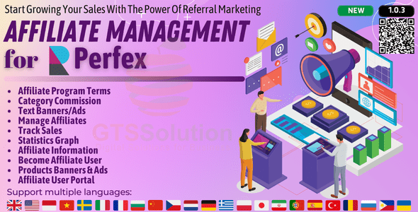 Affiliate Management module for Perfex CRM v1.0.3 源码下载