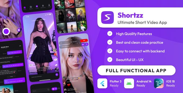 Shortzz – 05 February 2026 克隆 – 短视频应用直播应用程序app源码下载