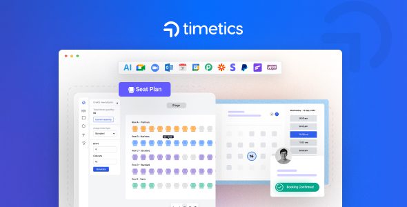 WP Timetics v1.0.37 – 预约 WordPress 插件下载