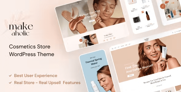 Makeaholic v1.9.1 – 美容化妆品 WordPress 主题下载
