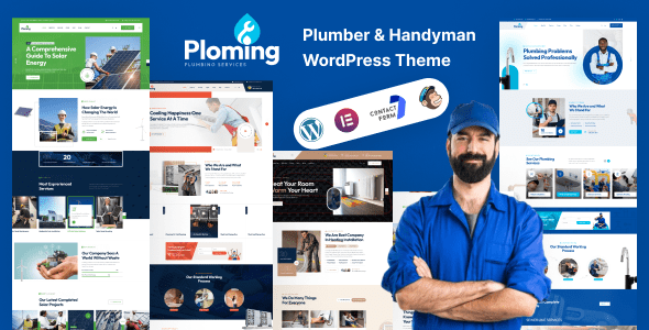 Ploming v1.0 – 水管工和杂工 WordPress 主题下载
