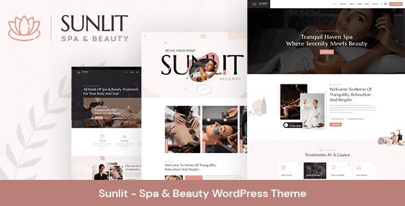 Sunlit v1.0.3 – 水疗美容 WordPress 主题下载