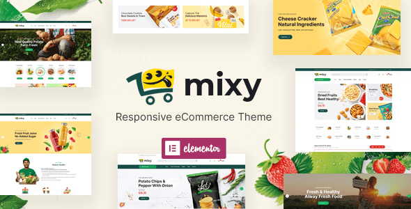 Mixy v1.0.2 有机食品店 WordPress 主题下载