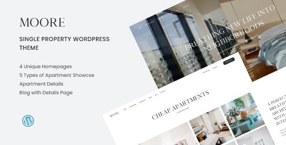 Moore v1.1.6 单一属性 WordPress 主题下载