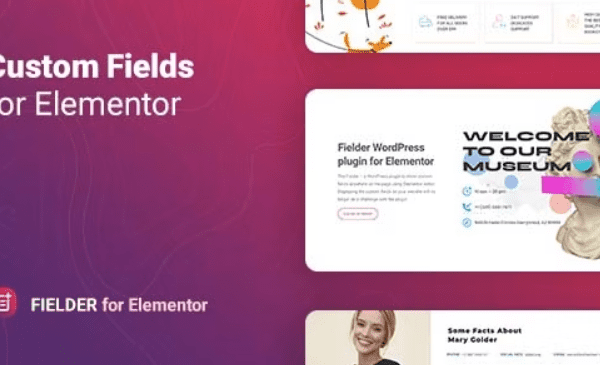 Fielder v1.1.3 适用于 Elementor 的 WordPress 自定义字段插件下载