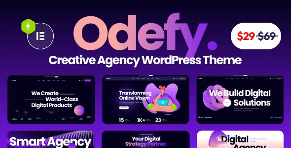 Odefy v1.0.10 创意多用途 WordPress 主题下载