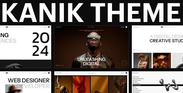 Kanik v1.0.2 最小数字机构 WordPress 主题下载