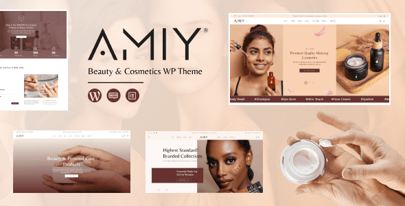 Amiy v1.1.1 – 美容化妆品店主题下载