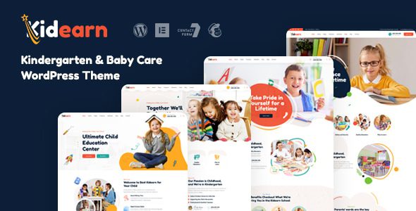 Kidearn v1.1.0 – 幼儿园和婴儿护理 WordPress 主题下载