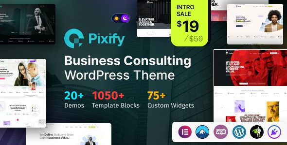Pixify v1.0.0 业务咨询WordPress主题下载