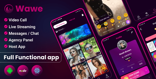 Wawe v2.0 – 视频通话，直播，聊天app应用源码下载