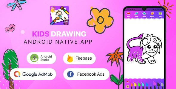 Kids Drawing v1.9 – Android (Kotlin)儿童绘画app应用源码下载