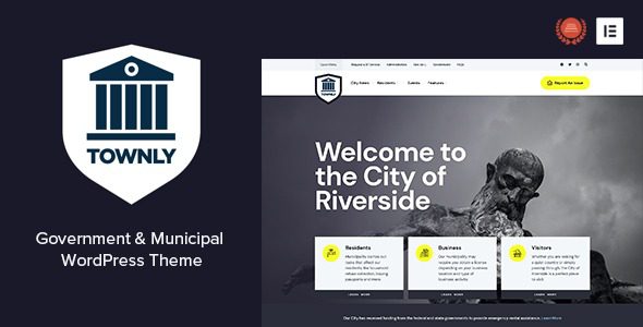 Townly v1.2 政府和市政府主题下载