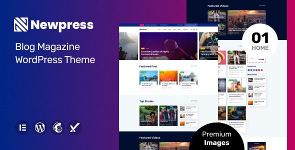 Newpress v2.0.0 博客杂志WordPress主题下载