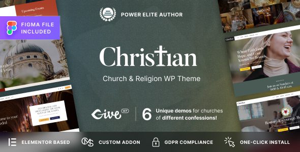 Christian v1.1.0 – 教堂 WordPress 主题下载