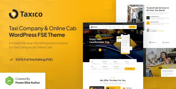 Taxico v1.0.0 出租车公司和在线出租车服务主题下载